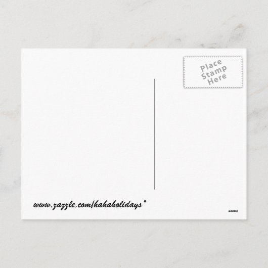 花の装飾的なパターン シーズンポストカード (裏面)