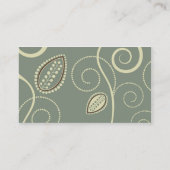 花の装飾 名刺 (裏面)