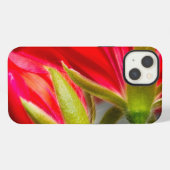 花の裏からゼラニウムを巻き上げる iPhoneケース (裏面横)