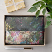 花の覆われた妖精の女の子の切り離し 薄葉紙 (ギフト)