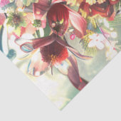 花の覆われた妖精の女の子の切り離し 薄葉紙 (詳細)