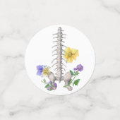 花の解剖学 - 脊椎・寛骨 コンフェッティ (スモール正面)