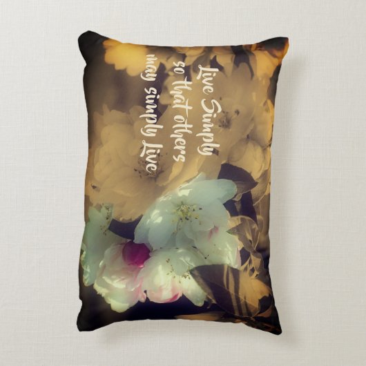 花の言葉だけ感動的に生きる  アクセントクッション (裏面(縦))