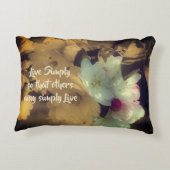 花の言葉だけ感動的に生きる  アクセントクッション (裏面)