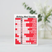 花の言葉のスクランブルのにおい ポストカード (スタンド正面)