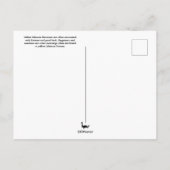 花の言語ハイビスカスハガキ ポストカード (裏面)