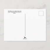 花の言語ハイビスカス ポストカード (裏面)