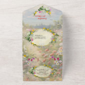 花の言語 オールインワン招待状 (外側)