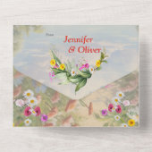 花の言語 オールインワン招待状 (裏面)