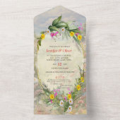 花の言語 オールインワン招待状 (内側)