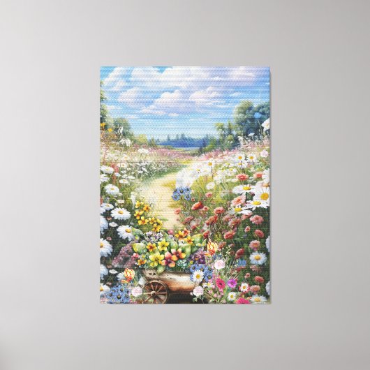 花の言語 キャンバスプリント (正面)