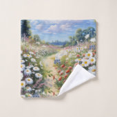 花の言語 バスタオルセット (ウォッシュタオル)