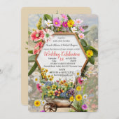 花の言語 招待状 (正面/裏面)