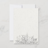 花の記憶の死別のサンキューカード サンキューカード (裏面)