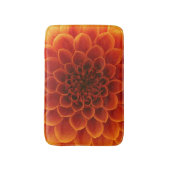 花の詳細なクローズアップ。 バスマット (正面縦)