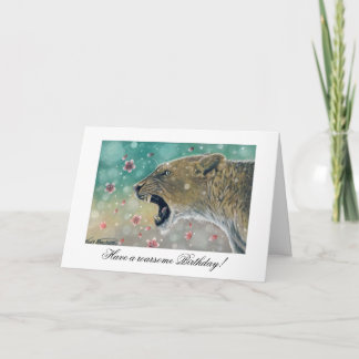 花の誕生日カード カード