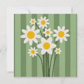 花の誕生日パーティー招待状 | オーダーメイドカード 招待状 (裏面)