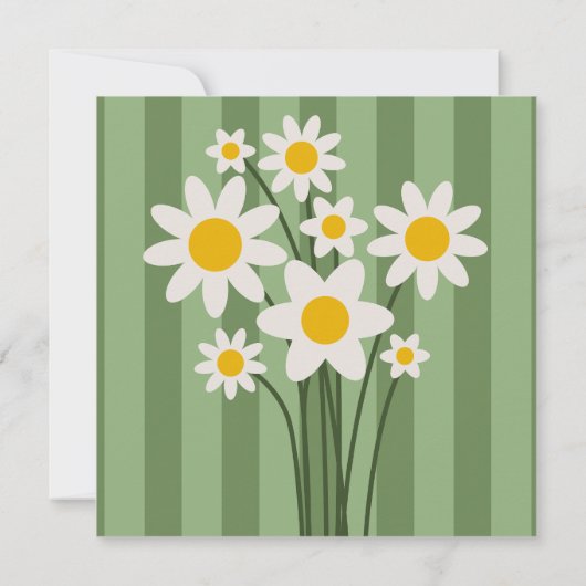 花の誕生日パーティー招待状 | オーダーメイドカード 招待状 (裏面)