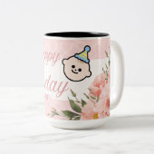 花の誕生日 ツートーンマグカップ (正面右)