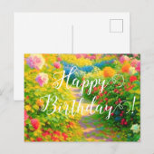 花の誕生日 ポストカード (正面/裏面)