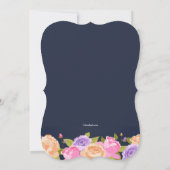 花の豊かさの招待状 招待状 (裏面)