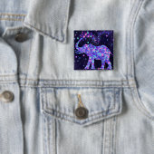 花の象のボタン 缶バッジ (インサイチュ)