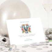 花の象の湾青 あなたは私のブライズメイドになってくれる? 招待状