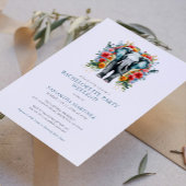 花の象 青い バチェロレッテパーティー 週末 招待状