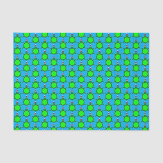 花の貝殻が飾られたかわいいクリスマスカメ 薄葉紙 (正面)