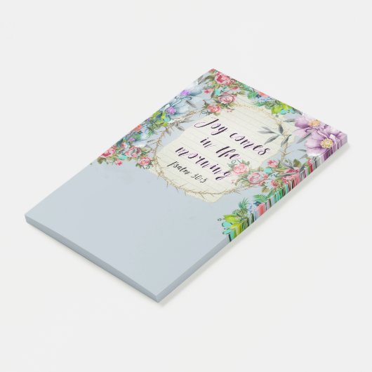 花の賛美歌の精神的なキリスト教の詩の引用文 ポストイット (アングル)