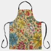 花の質感 エプロン (正面)