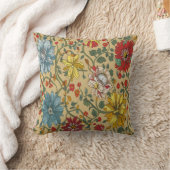 花の質感 クッション (ブランケット)