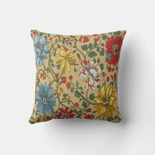 花の質感 クッション (裏面)