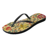 花の質感 ビーチサンダル (アングル)