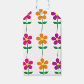 花の贈り物ラベル ギフトタグ (正面)