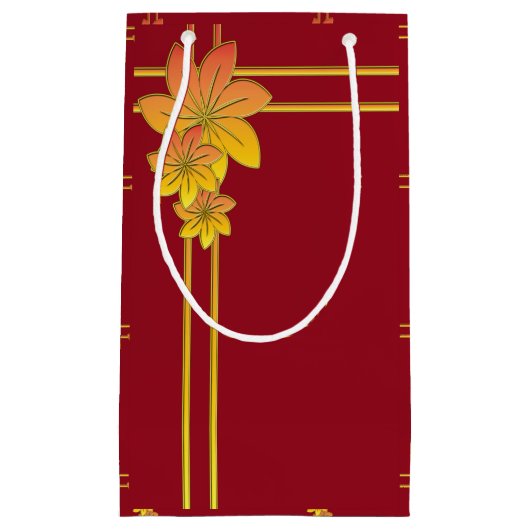 花の贈り物 スモールペーパーバッグ (正面)