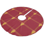 花の贈り物 ブラッシュドポリエステルツリースカート (アングル)