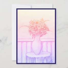 花の贈り物 招待状