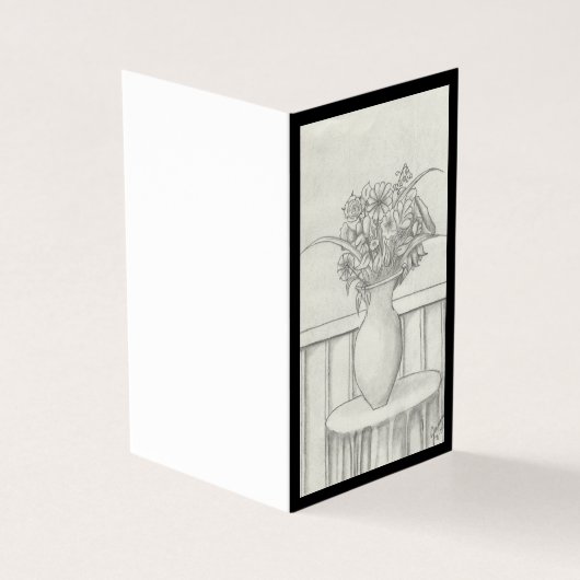 花の贈り物 – 黒 (外部)