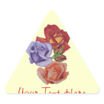 花の赤いバラとバラ芽フローラアート