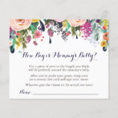 花の赤ちゃんシャワーどのように大きいママの腹のゲーム (正面)