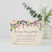 花の赤ちゃんシャワーどのように大きいママの腹のゲーム (スタンド正面)