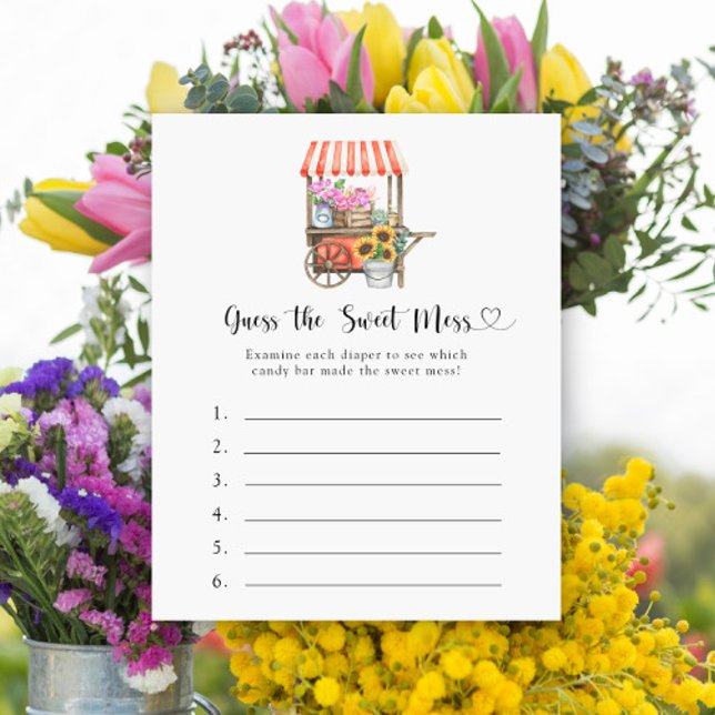 花の赤ちゃんシャワー – 甘い混乱ゲームを推測 (クリエイターアップロード済み)