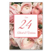 花の赤面 テーブルナンバー (裏面)