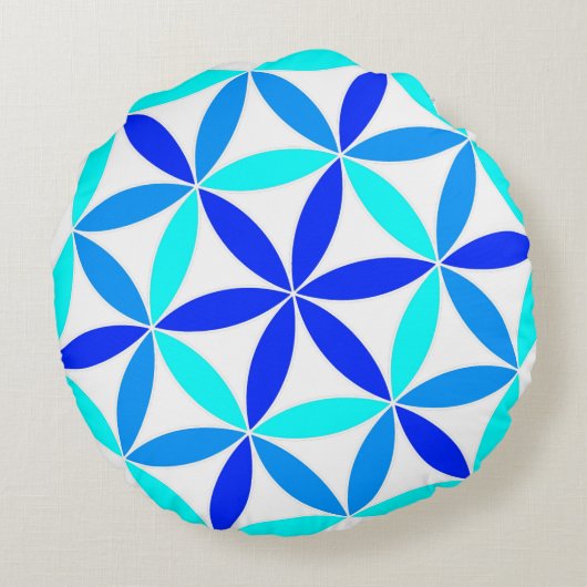 花の車輪 ラウンドクッション (裏面)