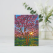 花の輝き – 魅惑の森の芸術 ポストカード (スタンド正面)