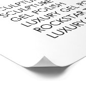 花の輪のサロン メニュー 価格表 ポスター (角)