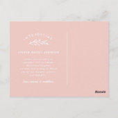 花の輪の写真 出生発表 ポストカード (裏面)