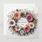 花の輪の母の日 シーズンカード (正面/裏面)