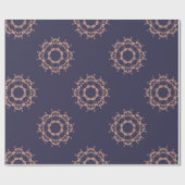 花の輪を包む紙 ラッピングペーパー (フラット)